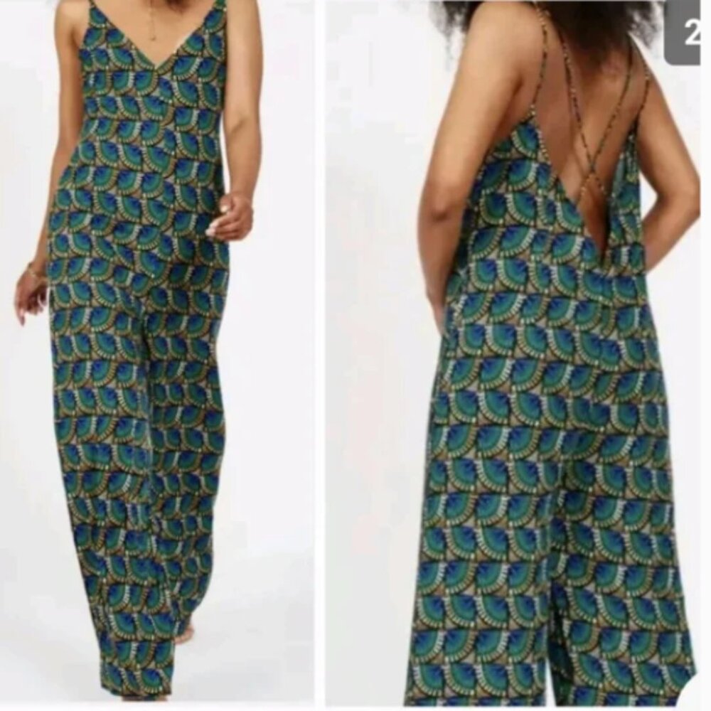 Peacock jumpsuit dangerously in love